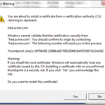 #EM12c Browser Security – Certificate Installation