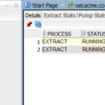 Monitoring Oracle Golden Gate from SQL Developer