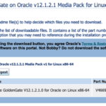 Upgrade Oracle GoldenGate 12.1.2.0.x to 12.1.2.1.x