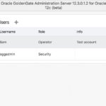Changing Security Role Password in Oracle GoldenGate 12.3 Microservices