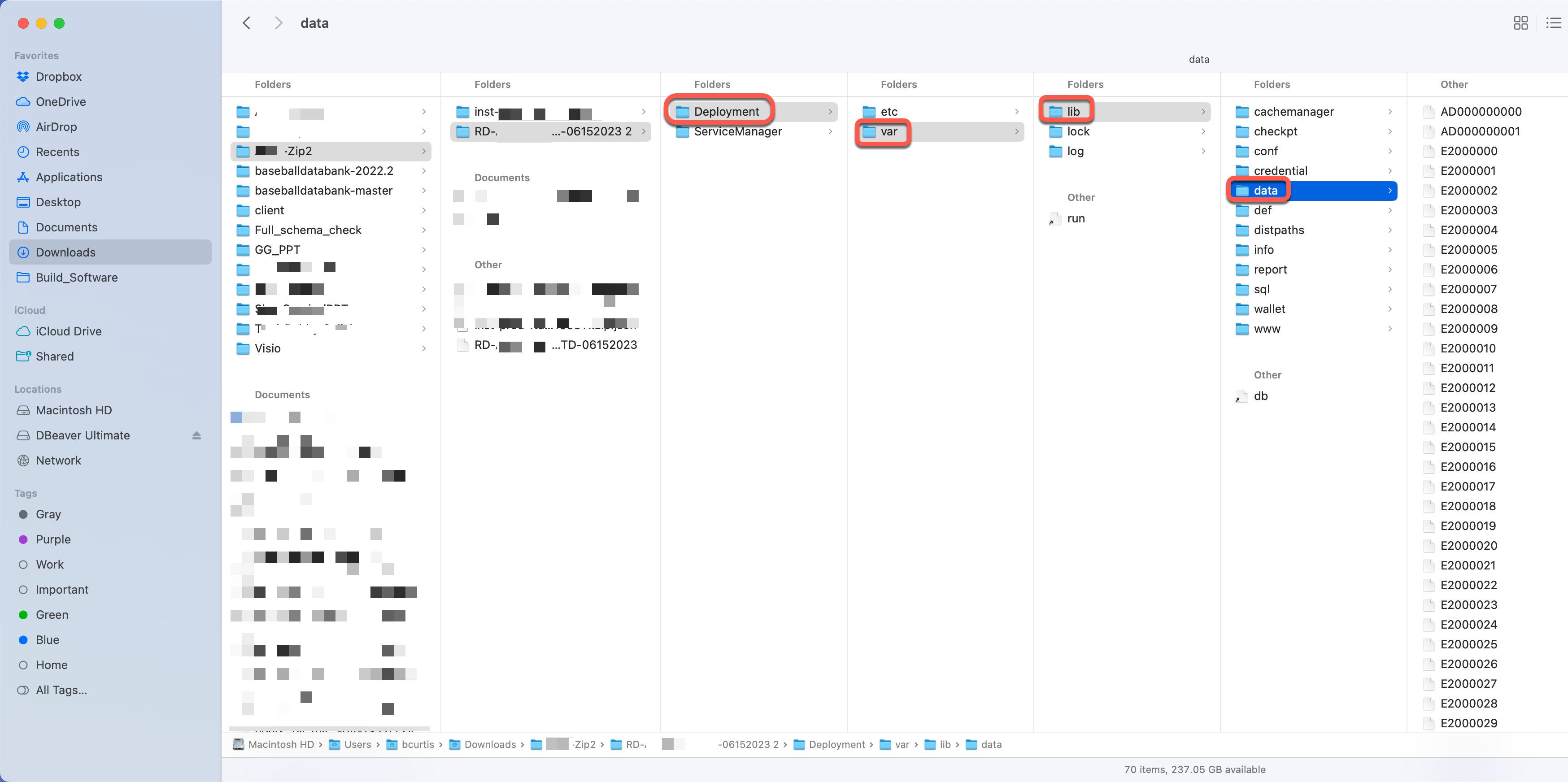 oci ggs manual backup directory