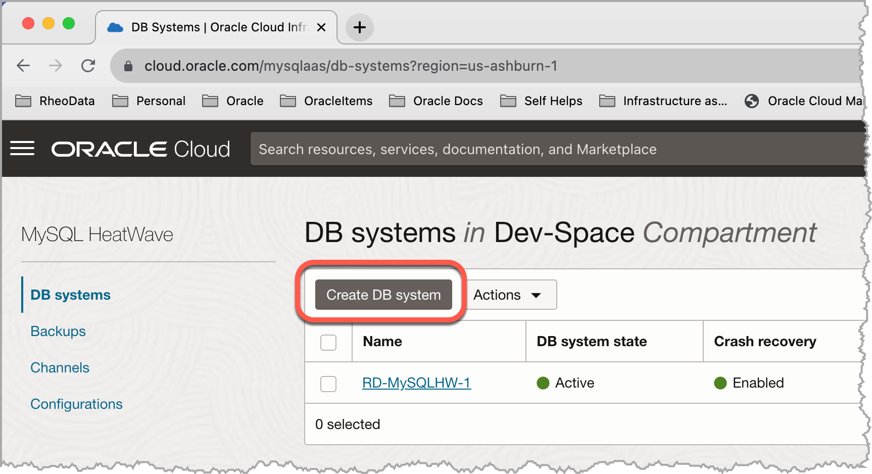 oci database 03