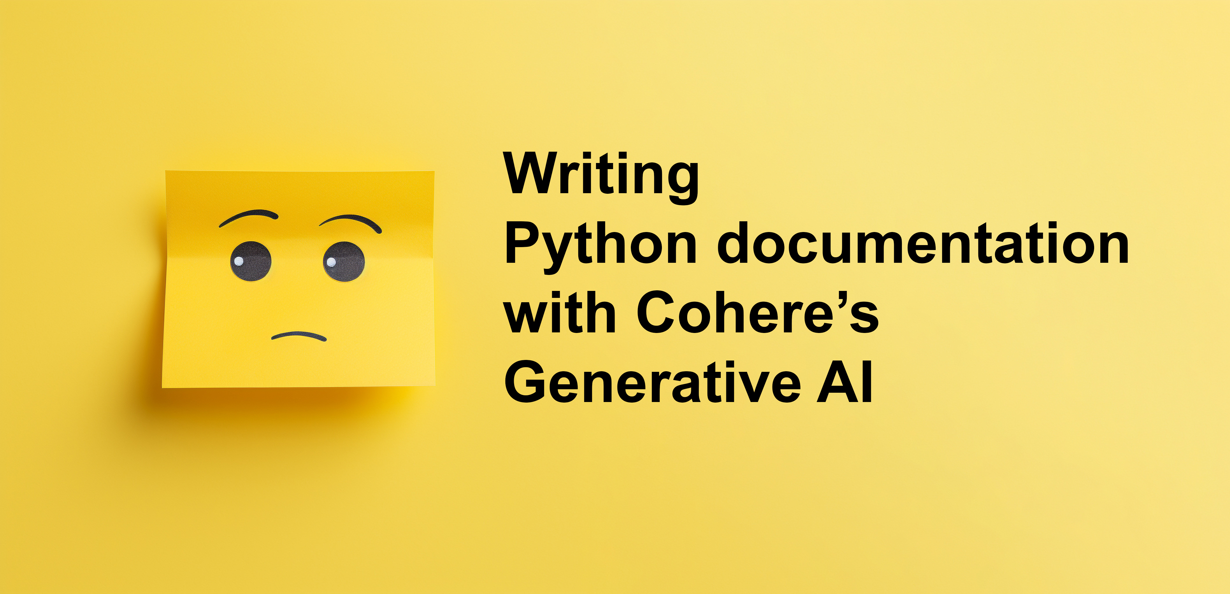 Python doc with cohere